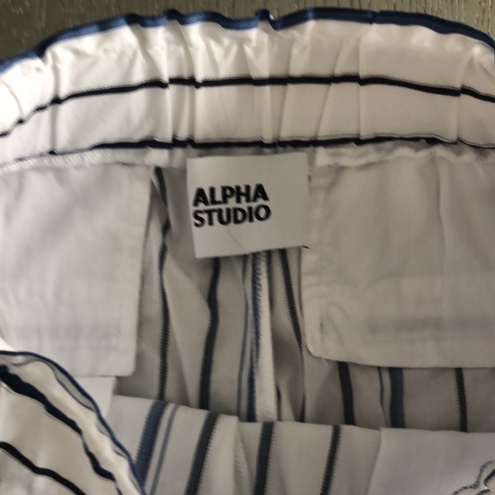 ALPHA STUDIO cotton pants Size S - Picture 6 of 12